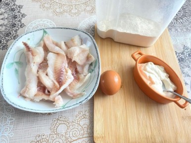 Филе хека в кляре