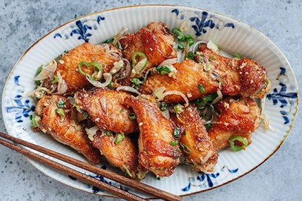 Куриные крылышки с солью и перцем: идеальный рецепт для дружеской вечеринки