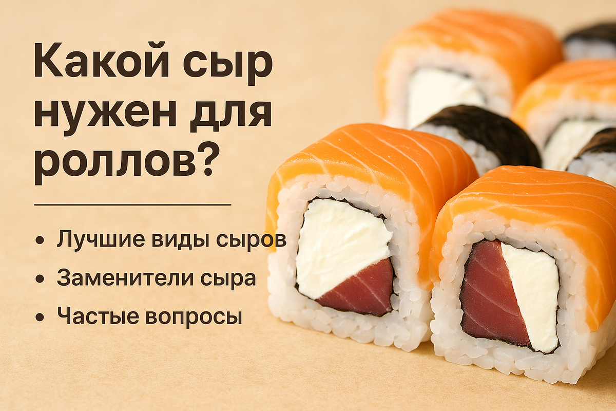 Необходимый сыр для вкусных роллов: секреты выбора