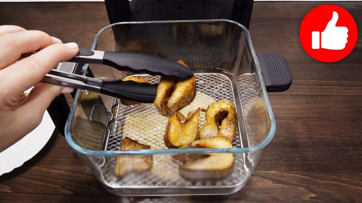 Вкусная рыба в аэрогриле: как добиться хрустящей корочки