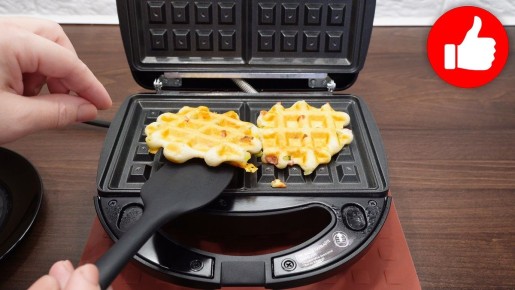 Закусочные вафли: эффектная пицца из минипекарни