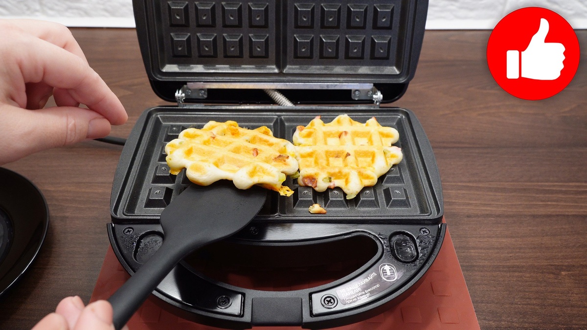 Закусочные вафли: эффектная пицца из минипекарни