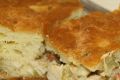 Вкусный заливной пирог с курицей и брокколи для комфортного ужина