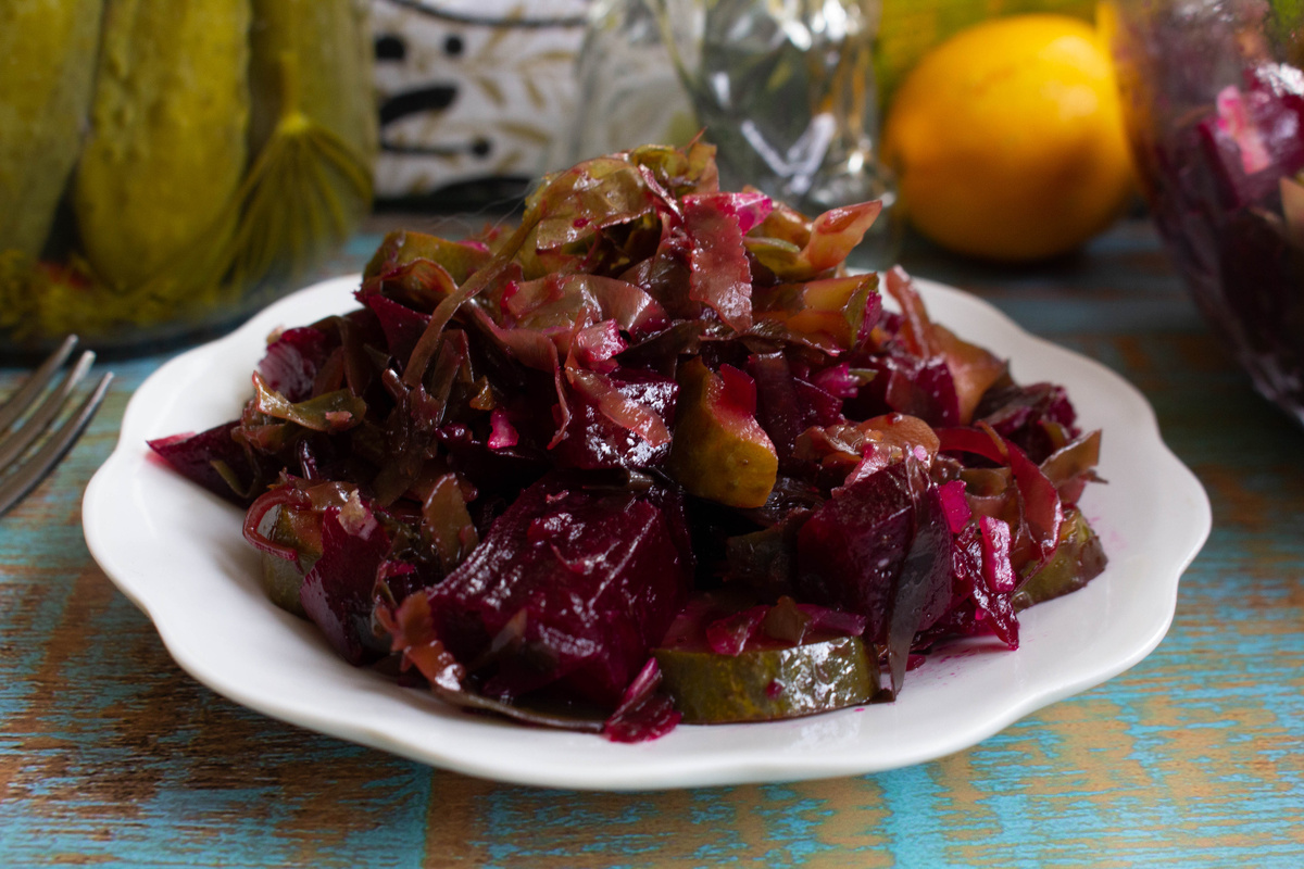 Салат из свеклы и морской капусты: новый взгляд на постное питание