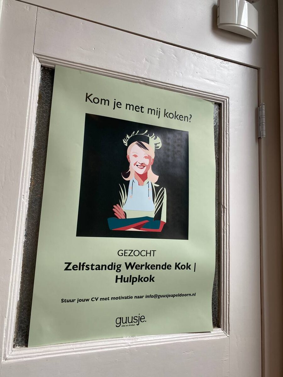 В нидерландском ресторане открыта вакансия помощника шеф-повара