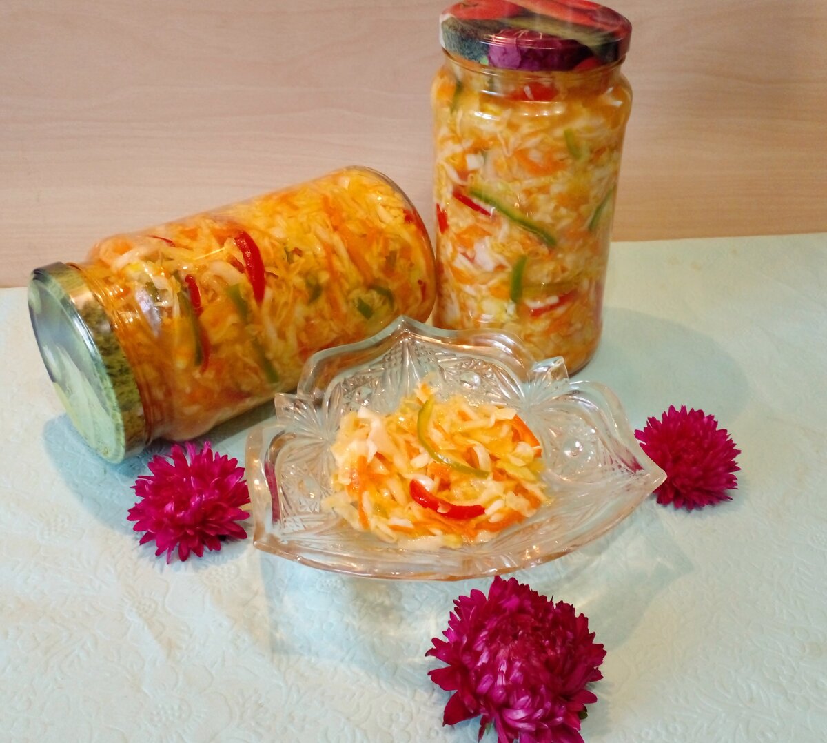 Неповторимый салат из капусты для зимней заготовки без варки и стерилизации