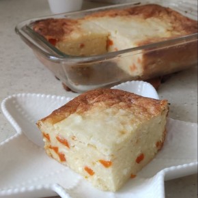 Вкусная творожная запеканка с тыквой