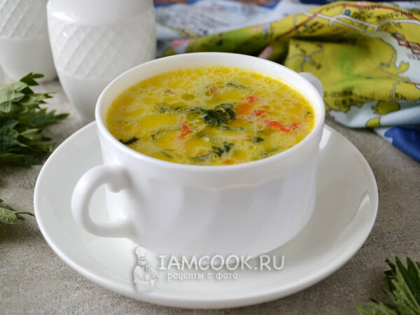 Суп с крапивой: весенний витаминный заряд с кремовым вкусом
