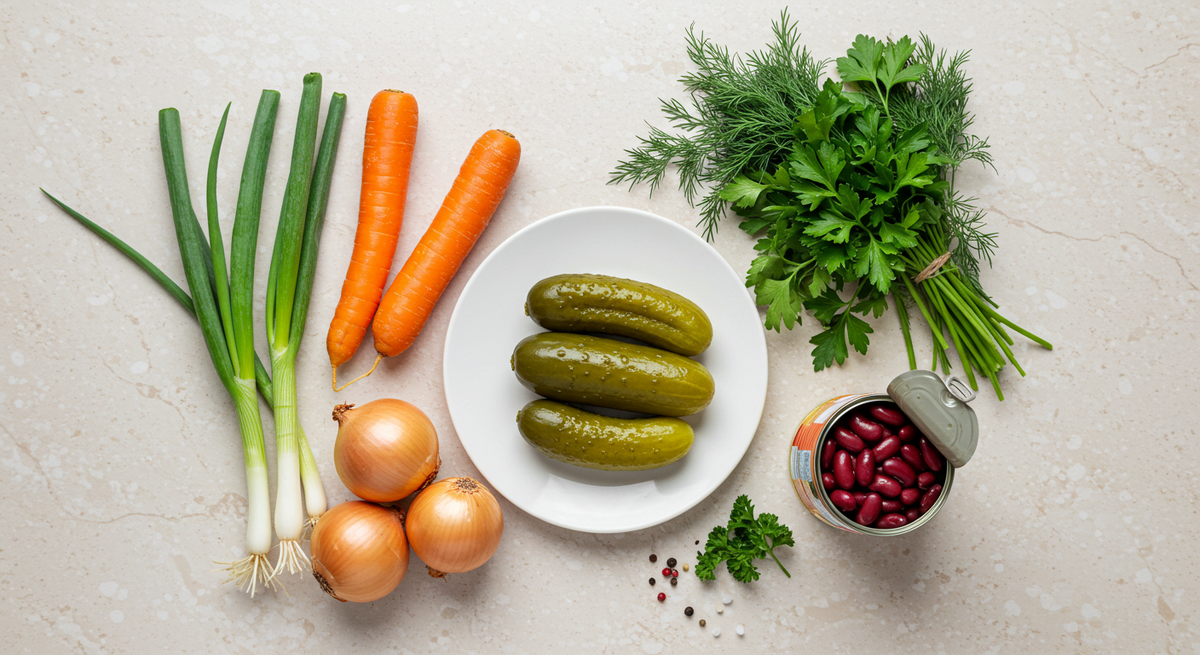 Салат из фасоли с морковью и огурцом: открытие вкуса