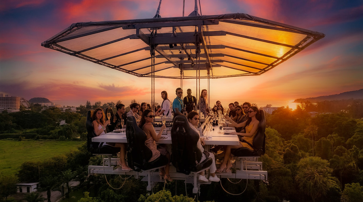 Романтика на высоте и закаты над Phuket: необычные трапезы и джунгли на горизонте