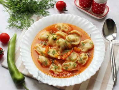 Суп с пельменями: быстрый рецепт с восточным колоритом