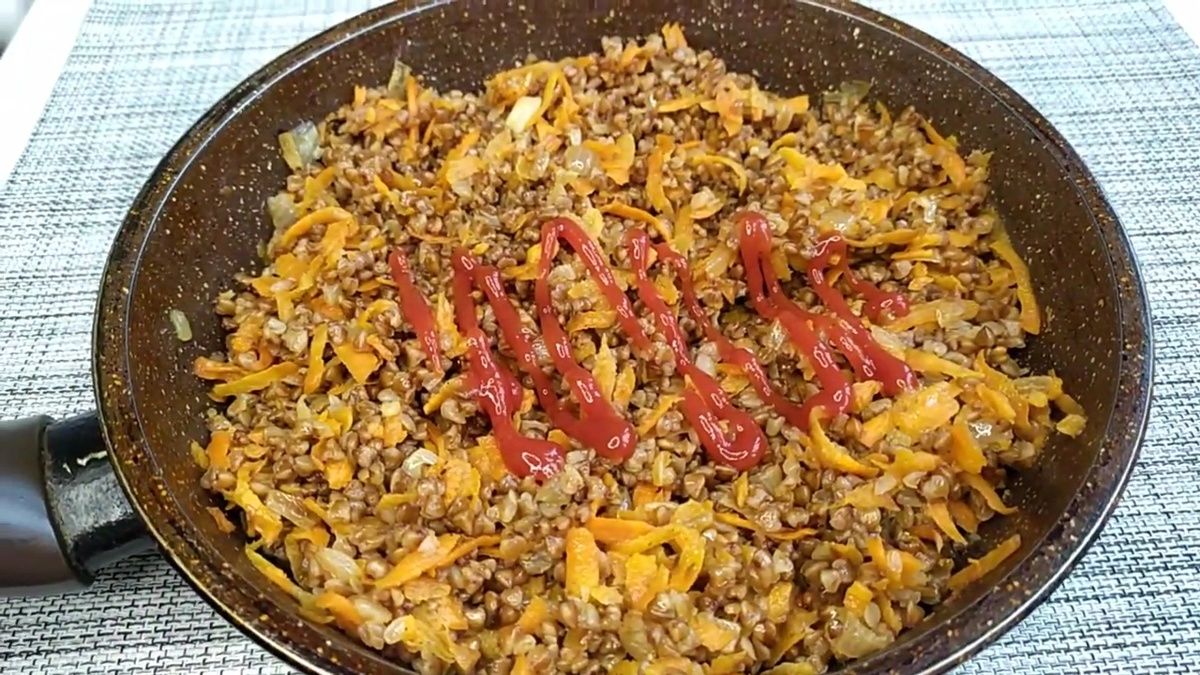 Гречка с луком и морковью: идеальное блюдо для постного стола