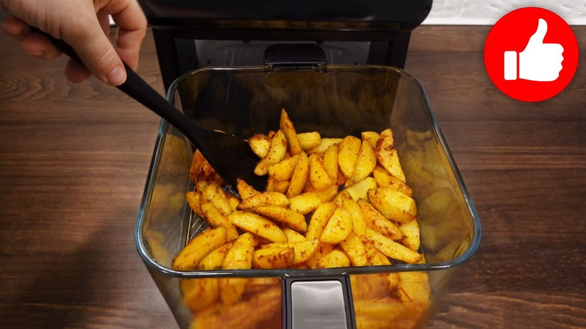 Картошка в аэрогриле, как простой маршрут к хрустящей нотке ужина