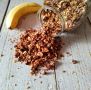 Насладитесь запеченной шоколадной гранолой с бананами